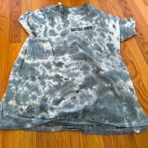 Grey Daydreamer Tshirt Tie Dye